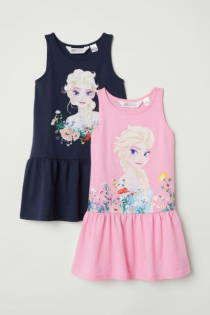 Váy HM bé gái toàn mẫu mickey, elsa, pony hot luôn ah. Hàng vải dư, chất vải cotton và hình in đẹp. Màu đều.
 Size 2-10t