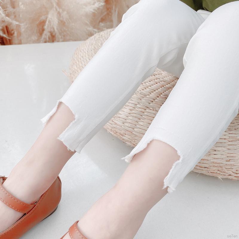 Quần legging lưng quần co giãn thời trang cho bé gái 1-7T