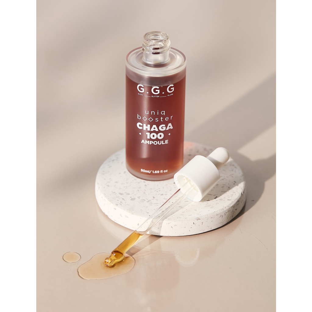 Tinh Chất GGG 50ML CHAGA 100% AMPOULE Giúp da mịn màng, phục hồi da, chống lão hóa