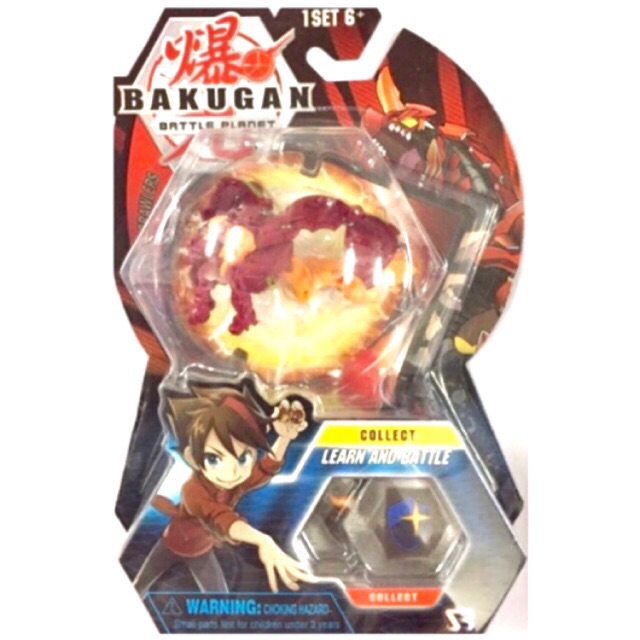 Chiến hình bakugan 602 - đỏ có đuôi