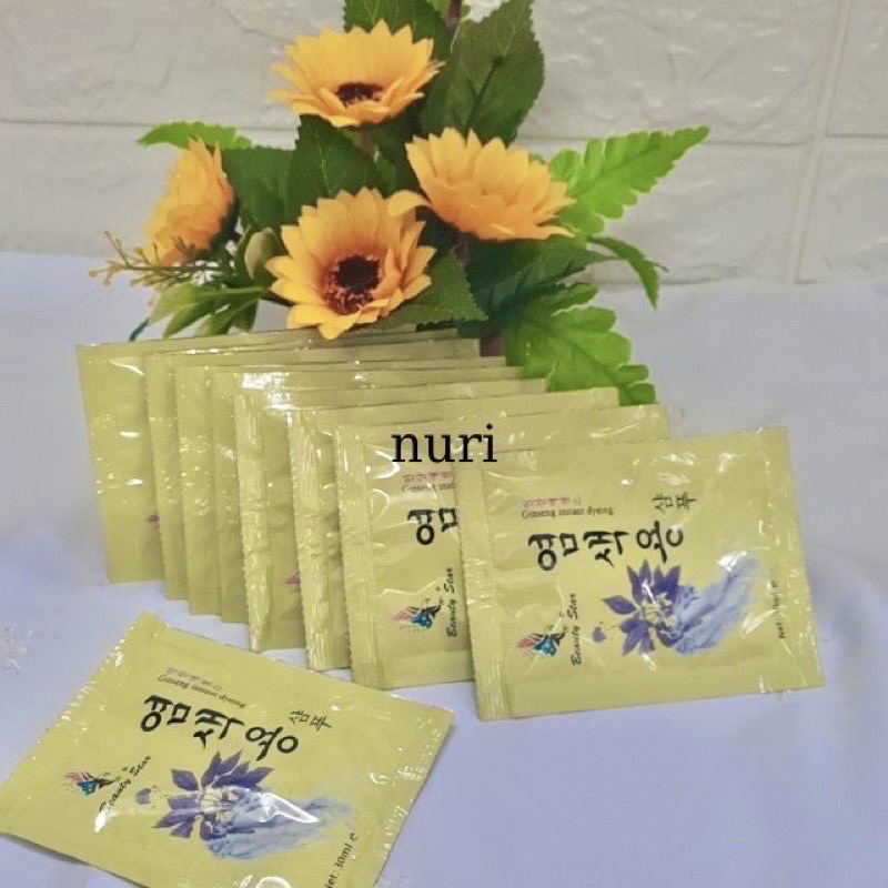 Dầu Gội Nhuộm Đen Tóc Beauty Star Hàn Quốc 30ml