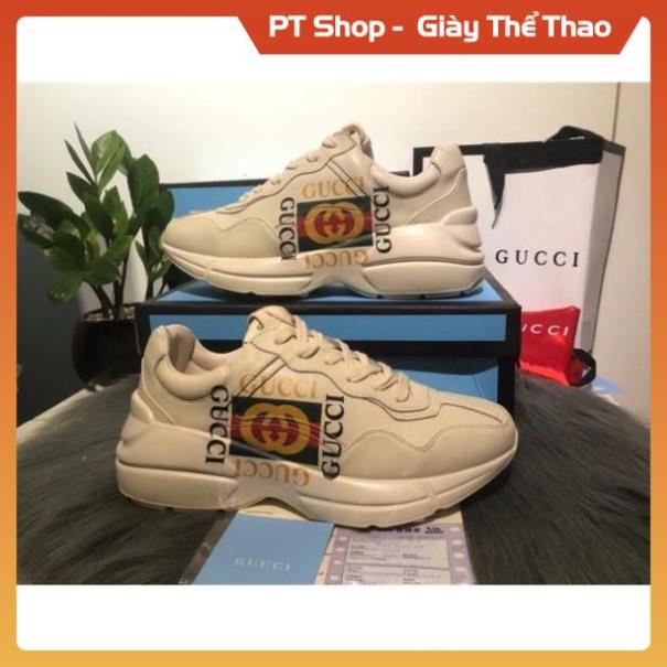 PT Shop [FreeShip+ Hàng Cao Cấp] Giày thể thao Gucci nam nữ cao cấp, Giày nam nữ Full phụ kiện (ảnh thật) , Giày Sneaker