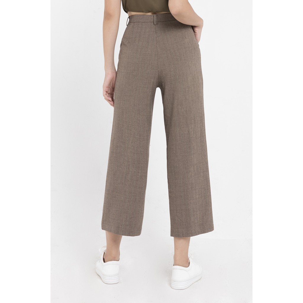 Quần ly bung ống đứng VIENNE TRAN M64T19Q010-P4115 (Nâu) | BigBuy360 - bigbuy360.vn