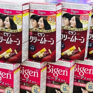 Thuốc nhuộm tóc thảo dược Bigen top 1 Nhật Bản ( nhuộm tóc phủ bạc )