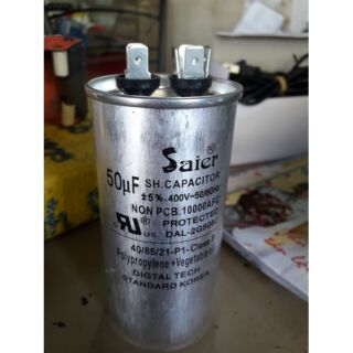 TỤ DẦU - TỤ NHÔM - TỤ NGẬM 50 uF
DAE YEONG - DAE SHINE PRO – DAE SHINE ELECTRIC