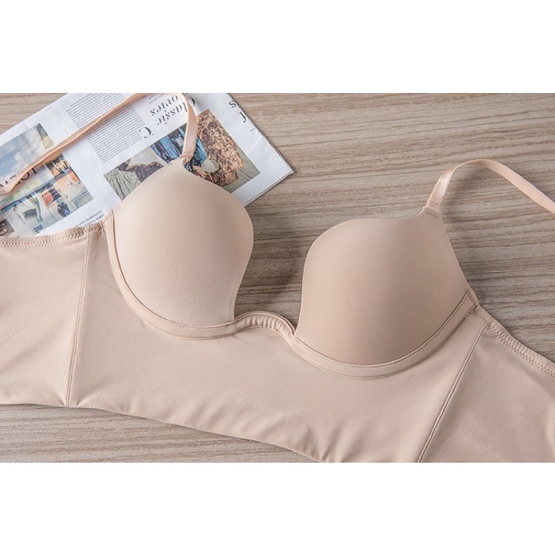 Áo Lót Nâng Ngực Cradin Hở Lưng Vải Su Mát Lạnh Cao Cấp 975