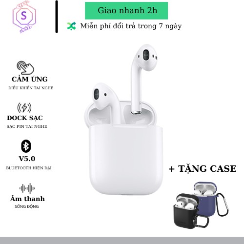 Tai nghe AIRPODS 2 Bản Cao Cấp Định Vị & Đổi Tên | Tai nghe AIRPODS 2 Dành cho cả IOS và Android