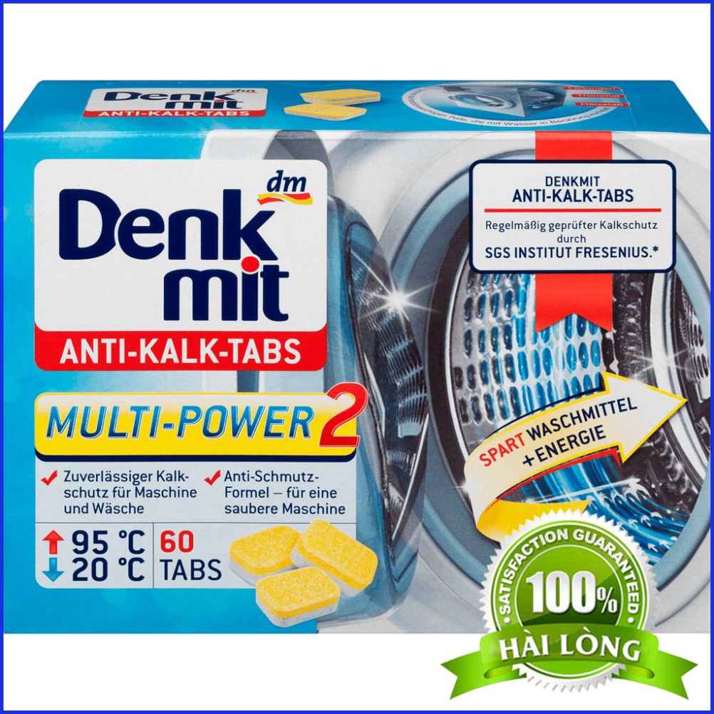 Viên tẩy lồng giặt diệt khuẩn Denkmit - Hàng Đức -