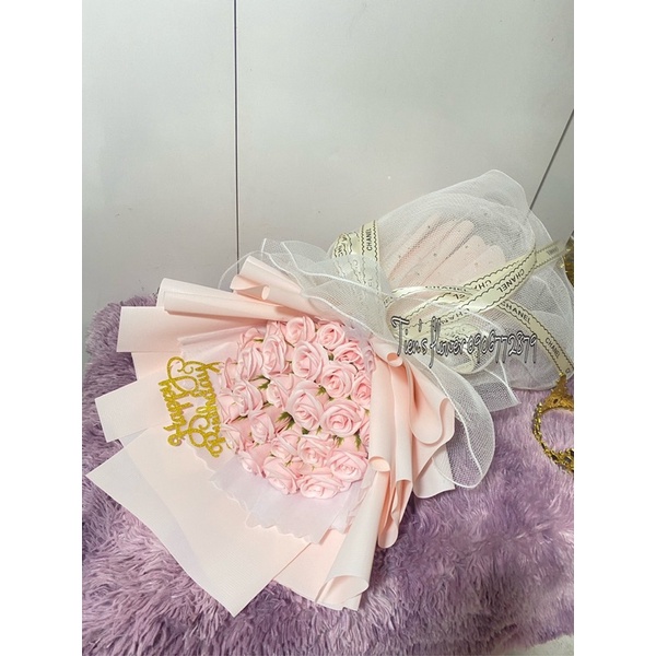 Bó hoa sáp 25 bông, quà tặng sinh nhật