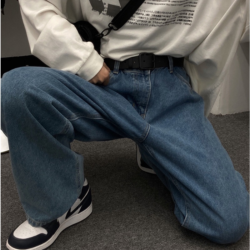 Thắt lưng BROO mặt vuông đen unisex phong cách basic, dây nịt lưng da pu bản 3cm cho nam nữ