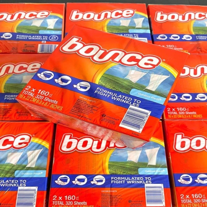 (Tách lẻ) giấy thơm quần áo Bounce 10 tờ