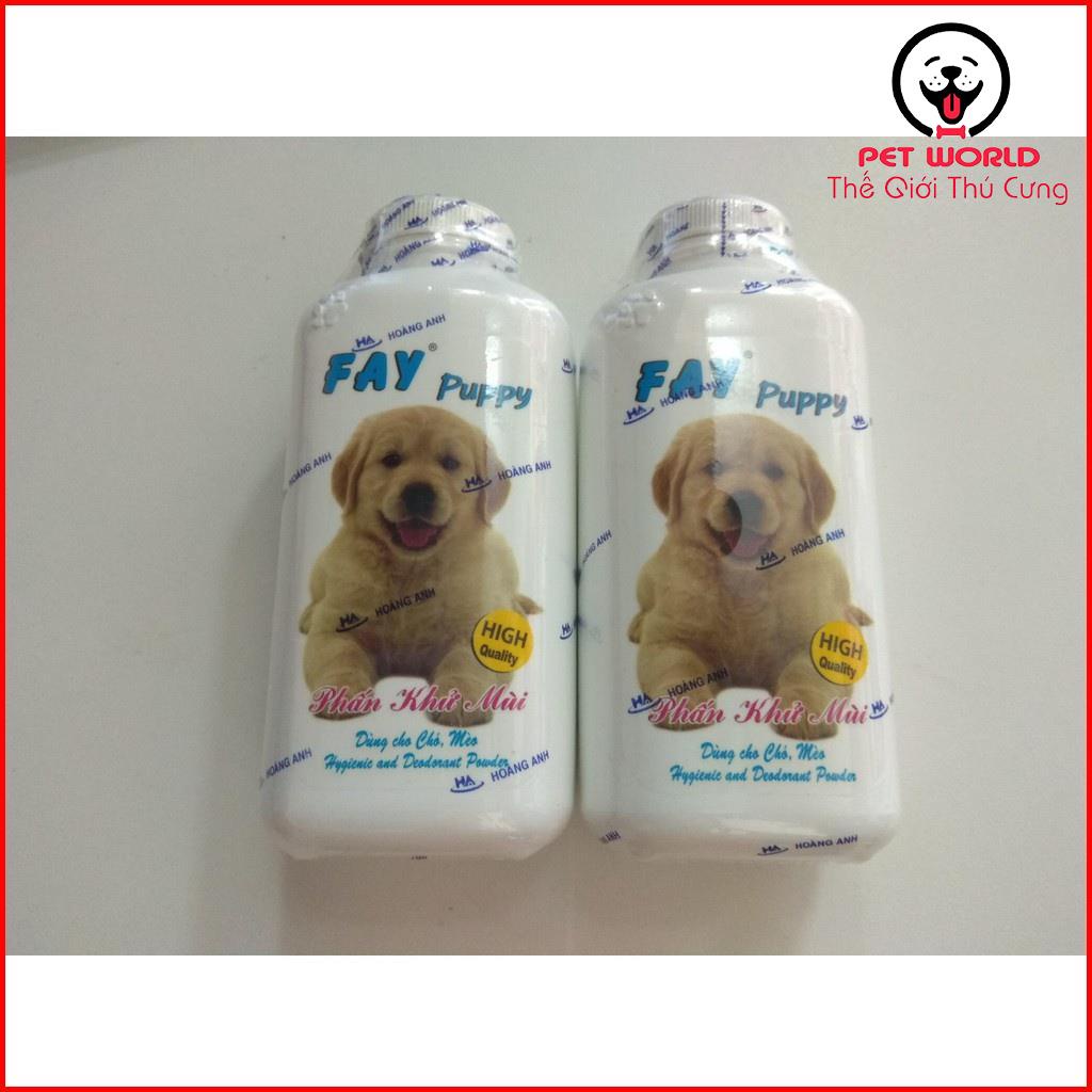 Phấn Fay Puppy khử mùi, tắm khô cho chó (120g)