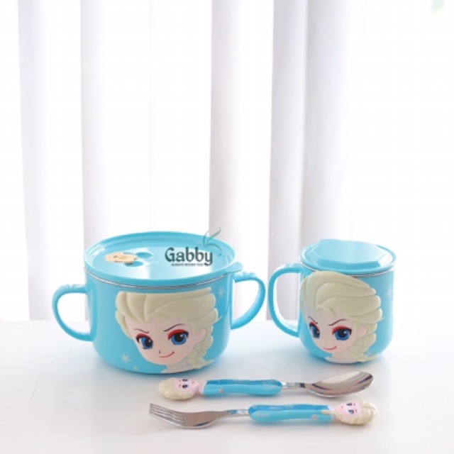 BỘ ĂN DẶM DISNEY 3D CHO BÉ - 4 MÓN