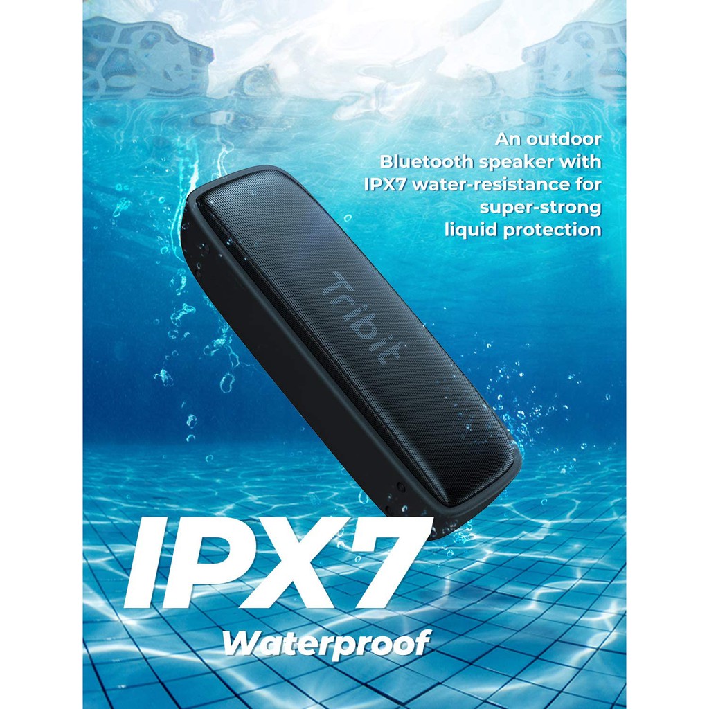 Loa Bluetooth Tribit Xsound Surf 12W, Bluetooth 5.0, Chống Nước IPX7, Nghe Nhạc 10 Giờ - TS-BTS21