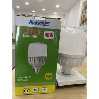 Bóng đèn bulb 40w MPE ánh sáng trắng & vàng