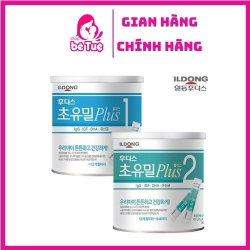 SỮA NON ILDONG PLUS SỐ 1, 2 100G [HÀN QUỐC]