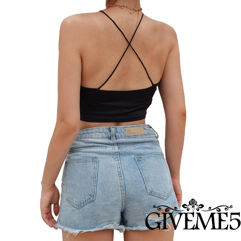 Áo Lửng Hai Dây Quyến Rũ Dành Cho Nữ