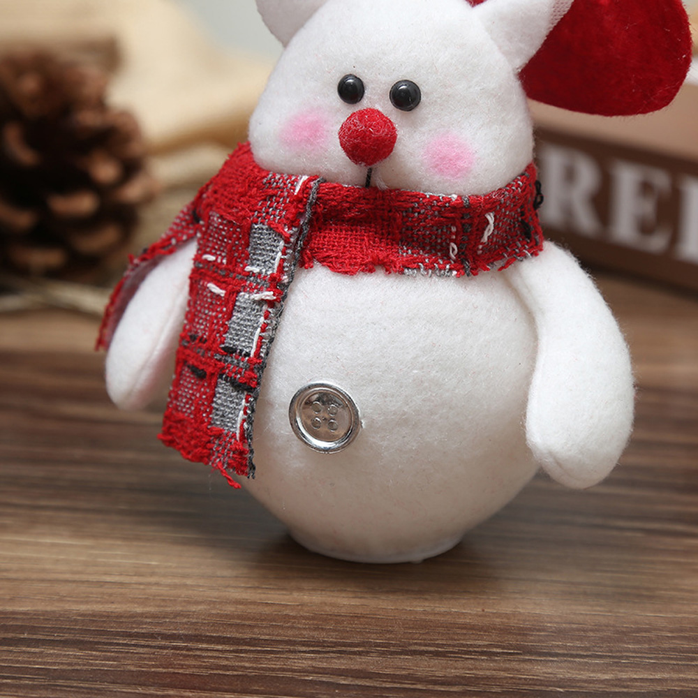 Thú bông ông già noel/ tuần lộc/ người tuyết có đèn led trang trí giáng sinh