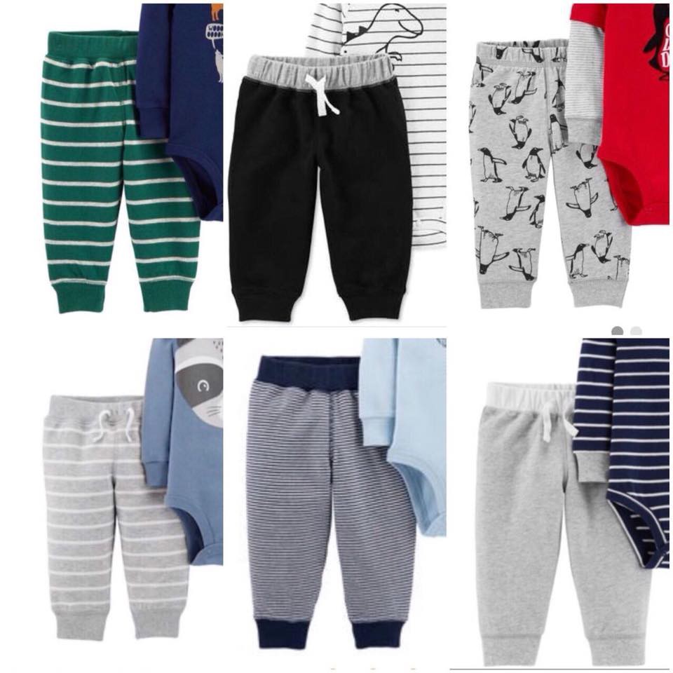 Set 4 quần carter cho bé trai