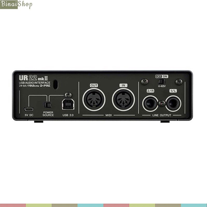 Steinberg UR22 MKII - Sound Card USB Thu Âm Chuyên Nghiệp, Karaoke Trực Tuyến, Livestream Và Broadcast