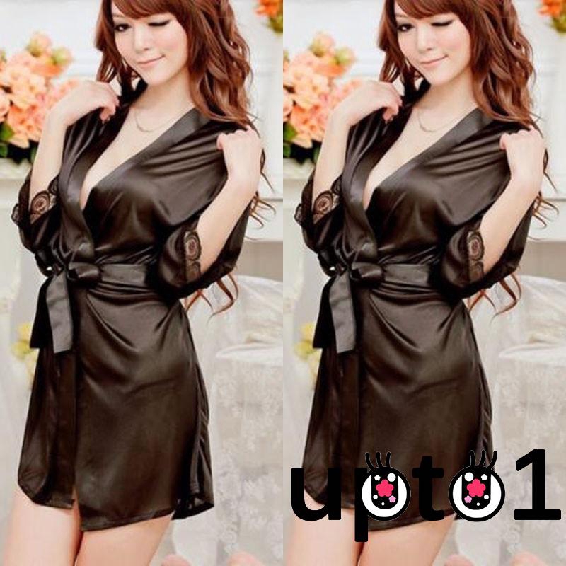 Áo choàng ngủ bằng lụa satin quyến rũ dành cho nữ | BigBuy360 - bigbuy360.vn