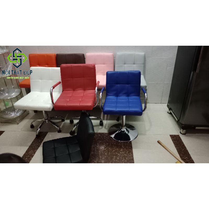 ✅ QB-312B Ghế Quầy Thấp,  Ghế Trang Điểm, Ghế Live Stream,  Nhiều Màu,  Cao 45-57cm