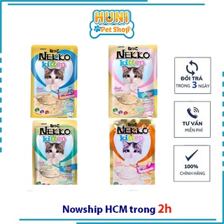Pate mèo con NEKKO KITTEN, gói 70g - Thức ăn cho mèo Huni Petshop