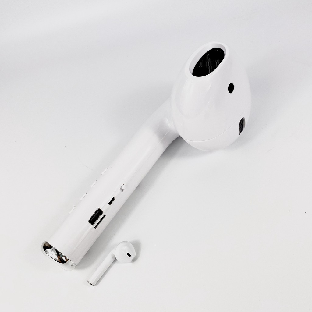 [Mã 2404EL10K giảm 10K đơn 20K] Loa Bluetooth Cầm Tay Nghe Nhạc Không Dây Hình Airpod Khổng Lồ Gutek MK101