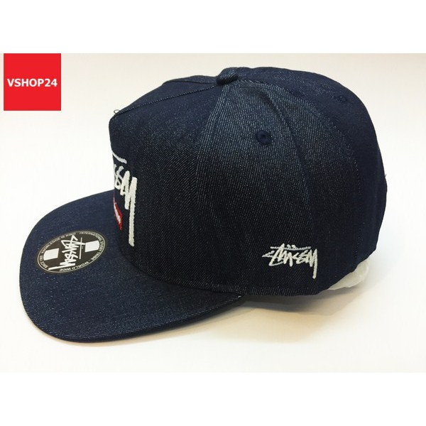 NÓN SNAPBACK JEANS CAO CẤP STUSSY 234