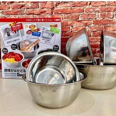 SET 5 TÔ CAO CẤP CHẤT LIỆU INOX RẺ ĐẸP