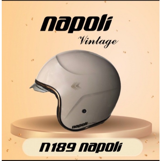 Mũ Bảo Hiểm Kính Napoli Chụp Tai Phượt Có Kính Giấu Bên Trong
