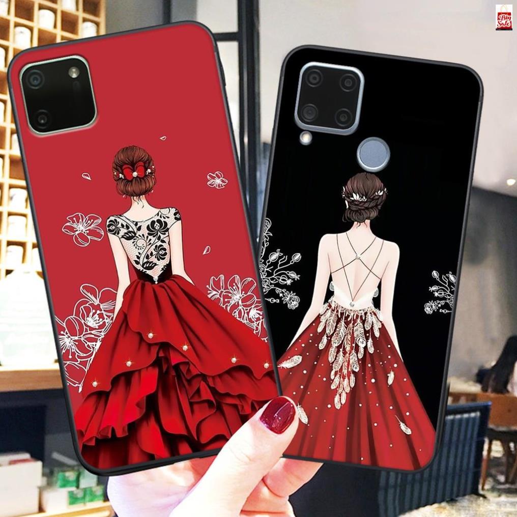 Ốp lưng điện thoại OPPO REALME3/3 PRO REALME5/5 PRO REALMEC1 REALME 6/6 PRO REALME7/7 PRO.. .in hình cô gái mới