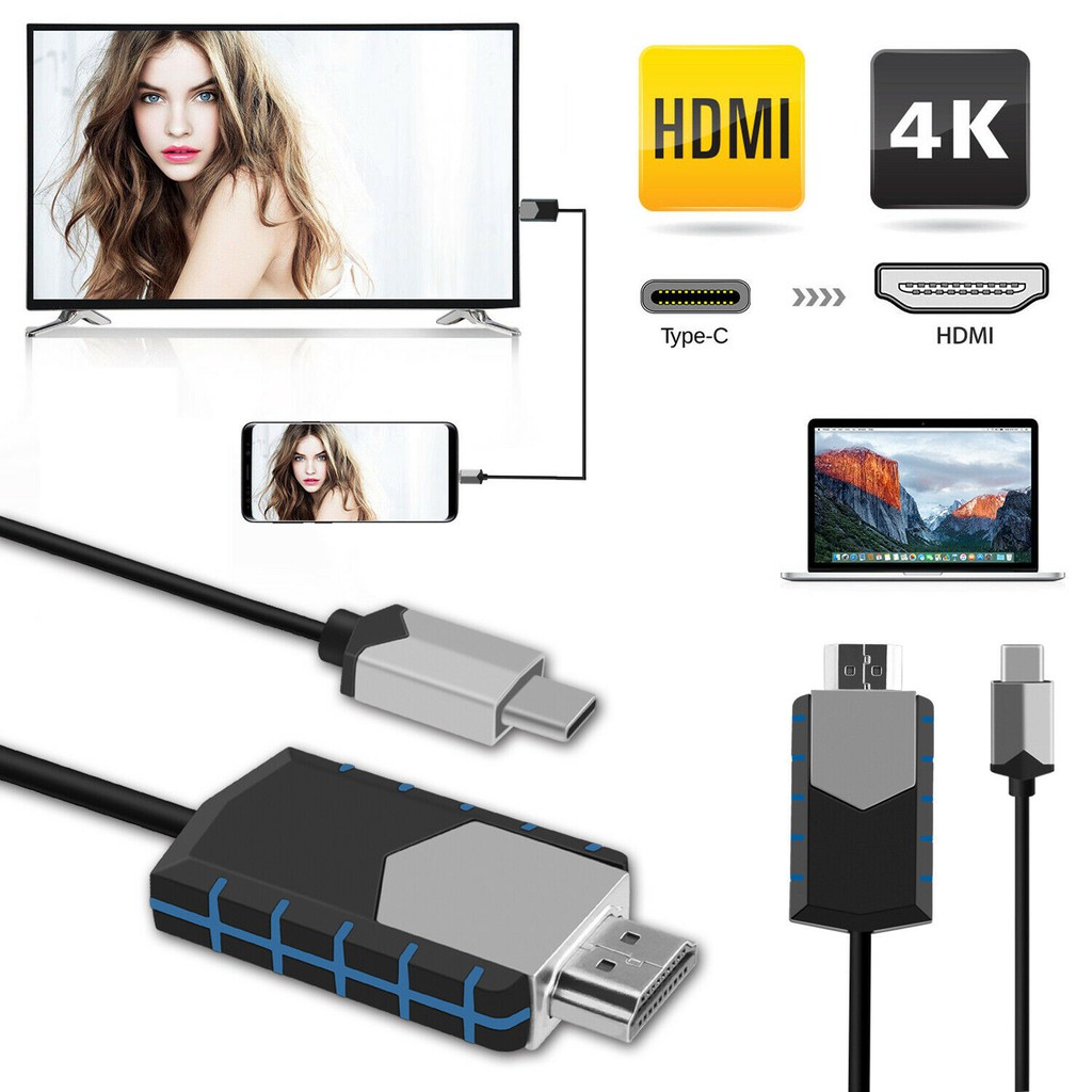 Cáp Chuyển Đổi Usb Type C Sang Hdmi Tv Cho Samsung Galaxy S20 Plus S10 / 9 / 8 Note 10