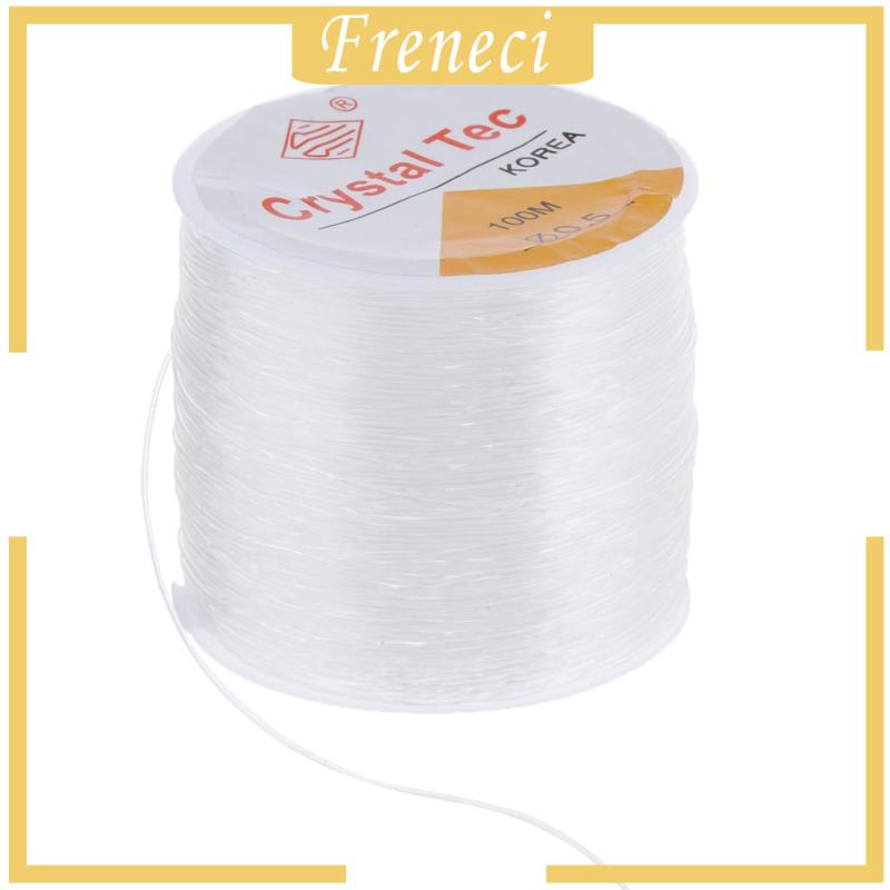Cuộn Dây Pha Lê Co Giãn 0.7mm Dài 10m Dùng Làm Đồ Thủ Công