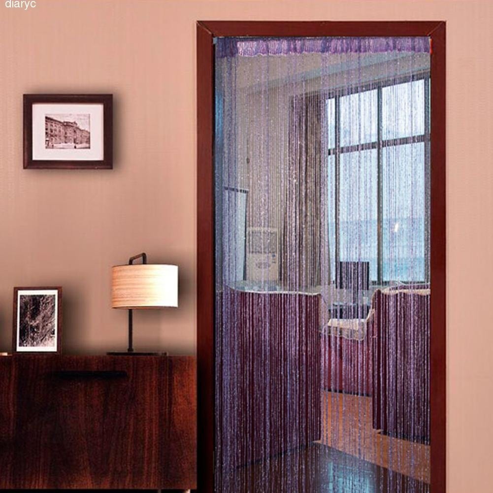 Rèm sợi đính hạt pha lê Curtains & Partition wall Home Decoration