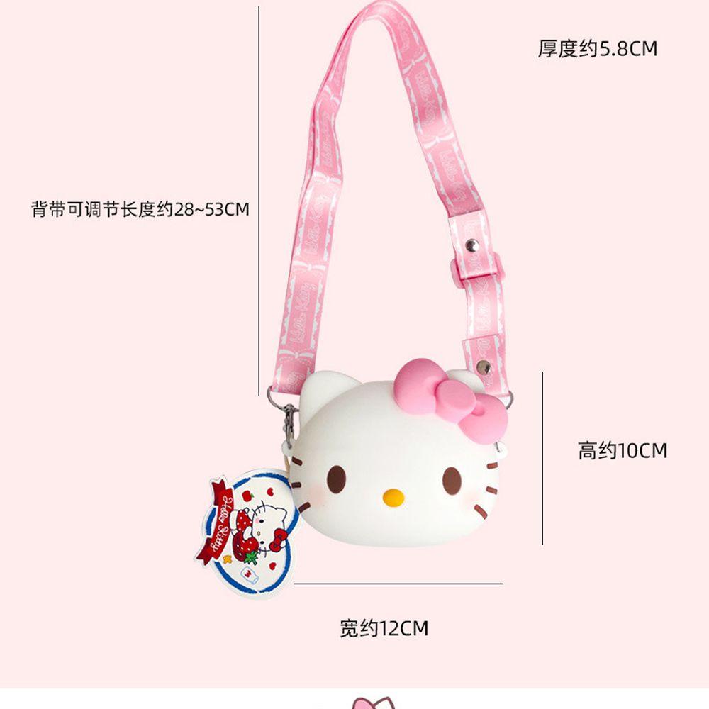 Túi Xách Đeo Vai Màu Cầu Vồng Hình Kuromi Kitty Thời Trang Làm Quà Sinh Nhật