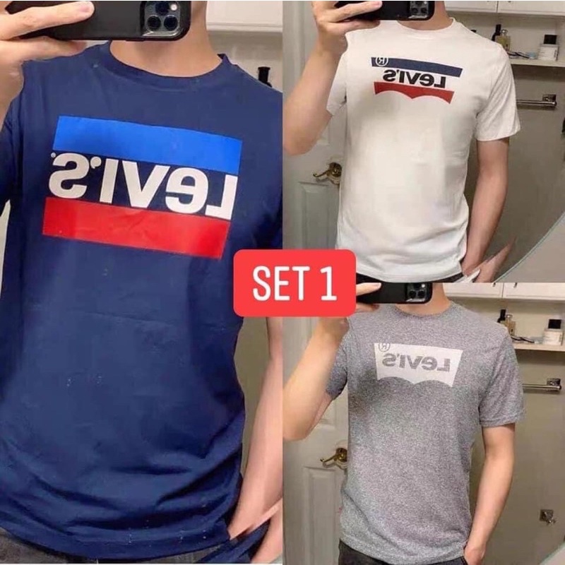 [BILL MỸ] SET 3 ÁO THUN NAM NỮ LEVI’S HÀNG COSTCO US