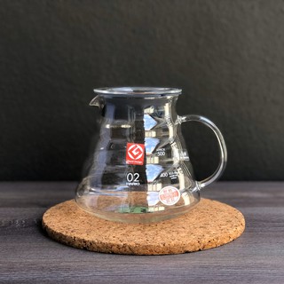 BÌNH ĐỰNG CÀ PHÊ HARIO V60 RANGE SERVER CLEAR 600ML (XGS-60TB)
