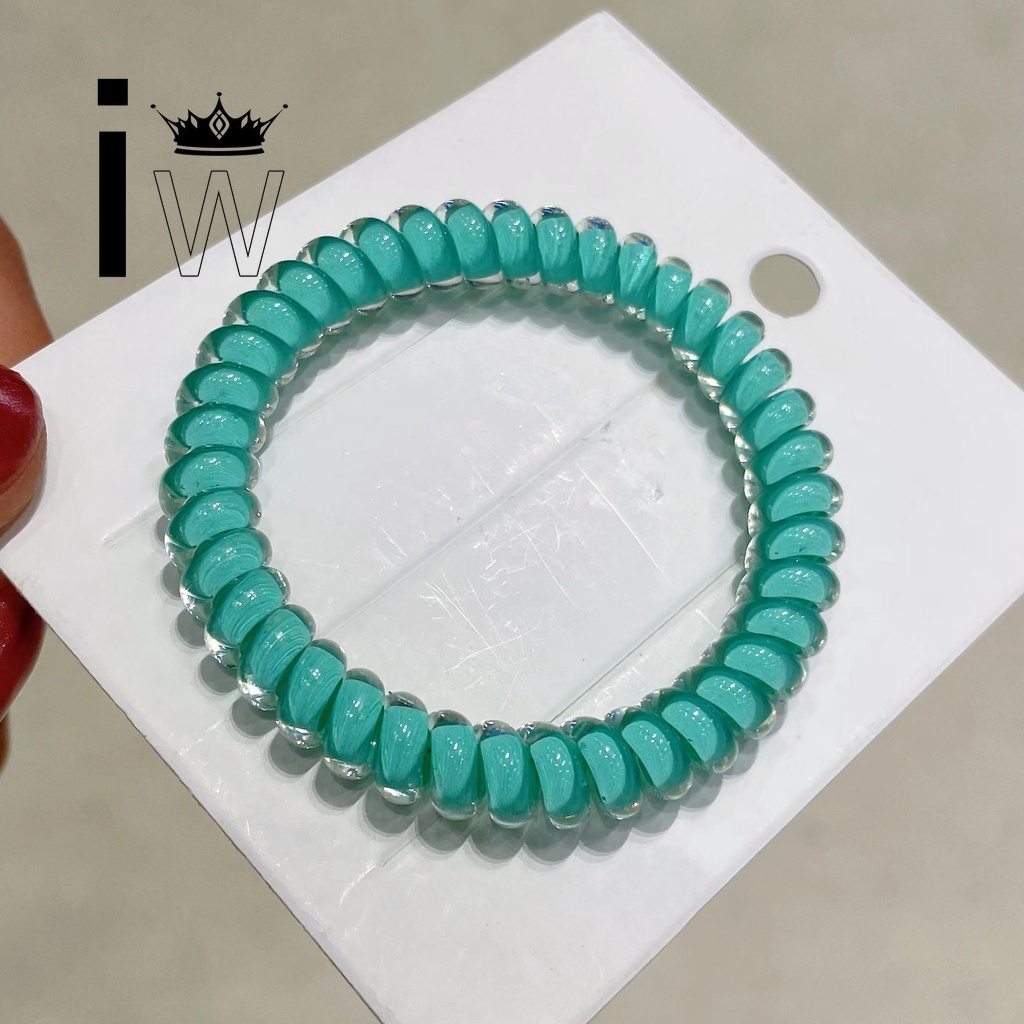 Dây Cột Tóc Lò Xo Co Giãn Màu Sắc Ngọt Ngào Thời Trang Cho Nữ