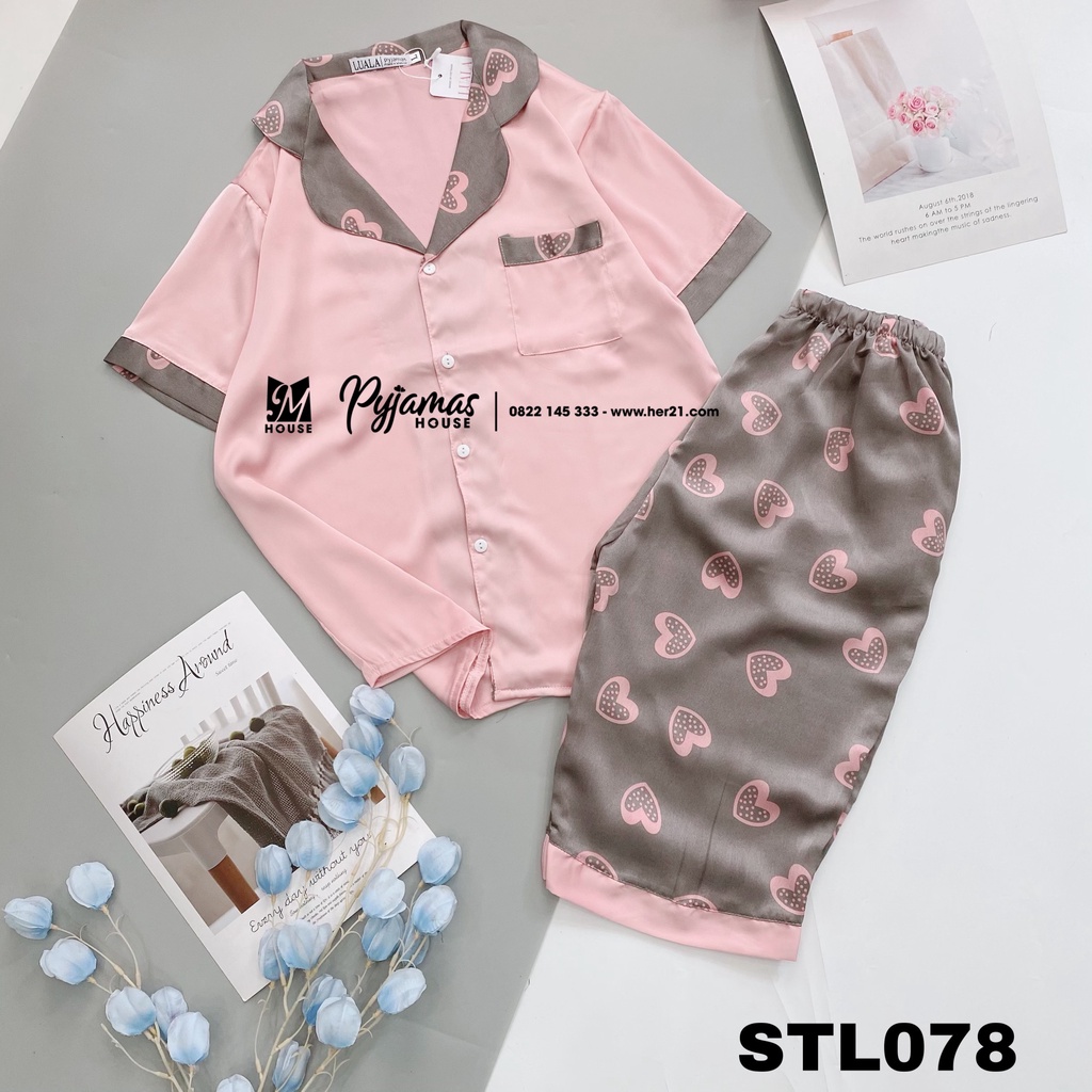 Bộ Đồ Ngủ - Đồ Mặc Nhà Satin Cộc Lửng - Luala Pyjamas | BigBuy360 - bigbuy360.vn