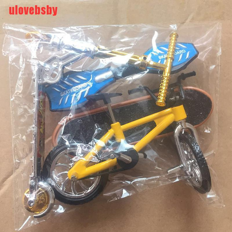 [ulovebsby]Scooter Children’s Educational Toys Finger Scooter Bike Fingerboard Skateboard