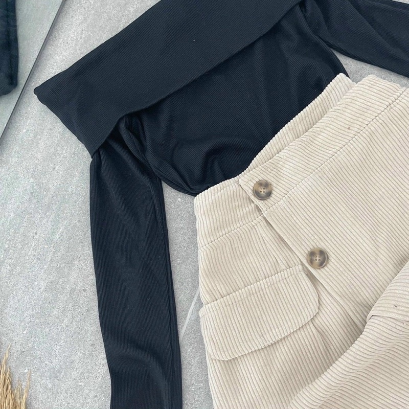 SET ÁO BẸT VAI kèm CHÂN VÁY