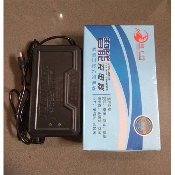 SẠC XE ĐẠP ĐIỆN 36/12 TRÒN