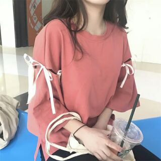 [ Order ] áo phông ulzzang tay buộc