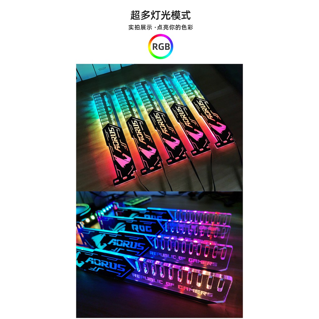 Giá Đỡ VGA RGB Đồng Bộ Hub CoolMoon 16 Triệu Màu 366 Hiệu Ứng | WebRaoVat - webraovat.net.vn