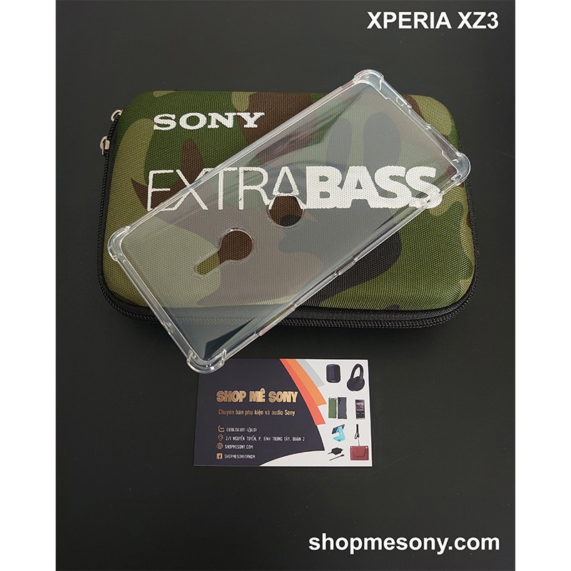 Sony Xperia XZ3 - Ốp lưng dẻo trong suốt 4 góc chống sốc cao cấp