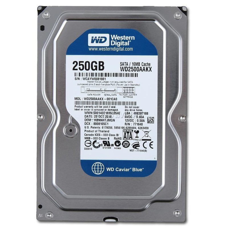 Ổ cứng HDD 250GB Western