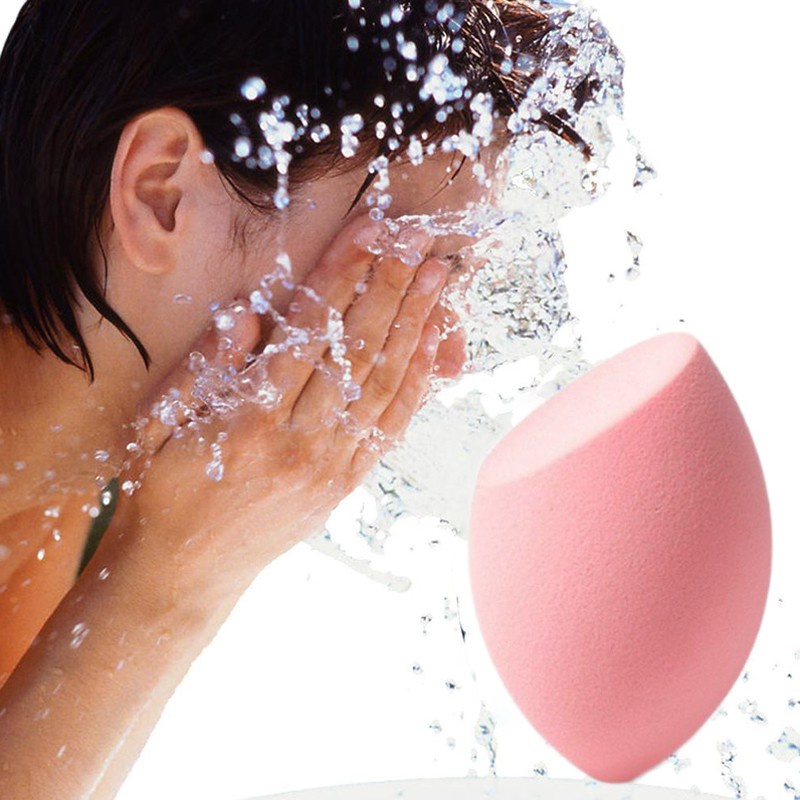Mút Trang Điểm Tán Kem Nền Hình Giọt Nước Mềm Mại Tiện An Toàn Và Không Gây Kích Ứng(Màu Hồng)