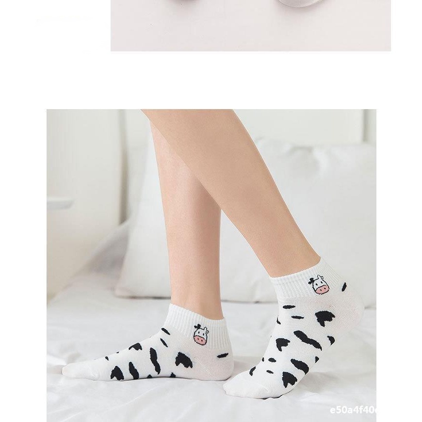 Tất cotton ngắn co giãn đáng yêu thời trang cho nam và nữ YR