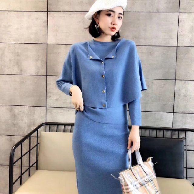 Váy Cổ Nơ Cao Cấp